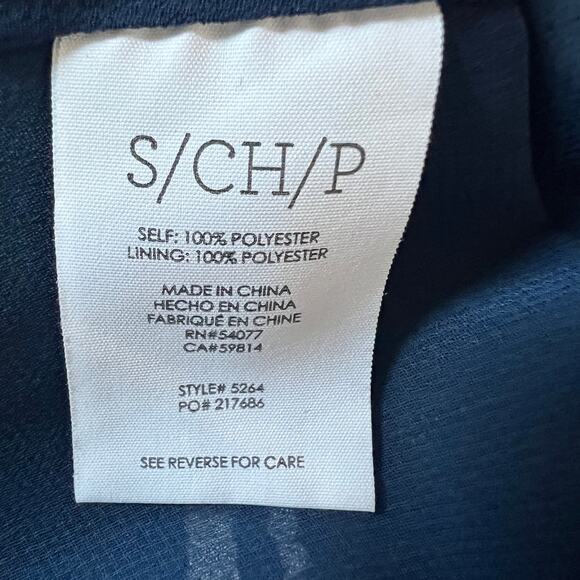 CAbi Sleeveless Mini Dress Size S/P Navy and White Stripe Sleeveless - Picture 7 of 8